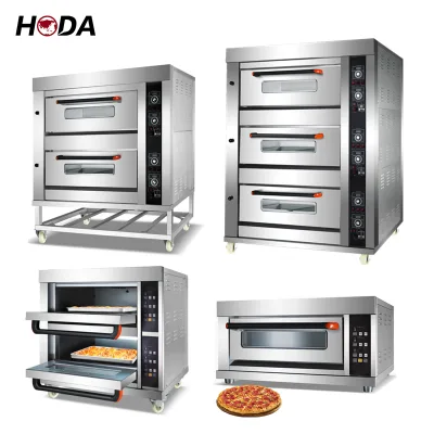 Baking Shop Equipment Stone Deck Oven Electric Bakery Machine with Steam Electric Injection Tube,deck Oven with Steamer Bakery