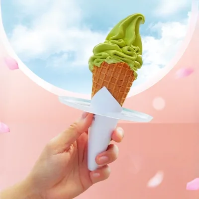 Wholesale Ice Cream Cone Plastic Holder, Crispy Cone Tray for Hygiene, Popular Drip-proof Ice Cream Holder