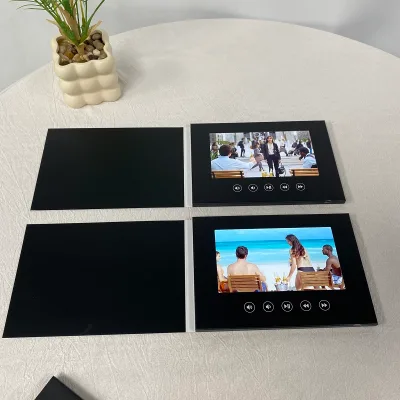 7in Screen Wedding Personalized Video Greeting Card Custom Video Brochures Video Book Gift for Lover