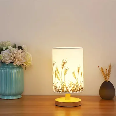 Tripod Modern Floor Lamp With Cone Fabric Shade for Living Room Bedroom Decor