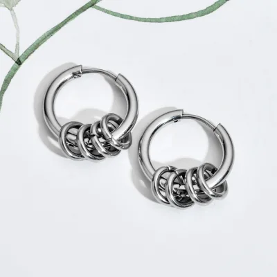 Individual Stainless Steel Fashion Trend 2021 Cute Clip on Earring