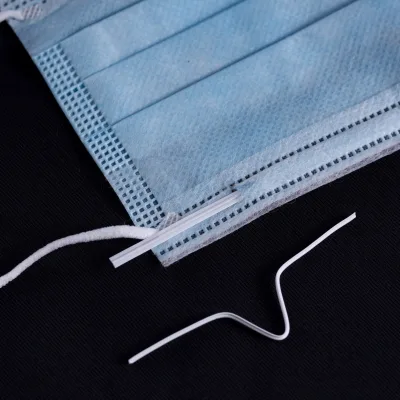 Metal Wire and Plastic Nose Clip for Disposable Face Mask Accessory