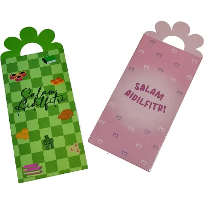 Party Gift Card Letter Double Seal Kraft Paper Envelope Wholesale Coloured Fancy Tartan Kids Customizable