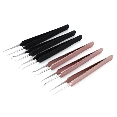 Squeeze Whelk Deep Cleaning Acne Needle Tweezers Blackhead Extractor Makeup Facial Tools Acne Tweezers