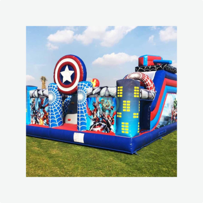 Inflatable Bouncy Castle Super Hero Jumping Castle Bouncy Castle