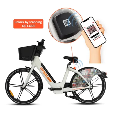 Rental Management App Control Rental Business Wheel Hub Lock QR Code Lock City NFC U-Lock Iot Module Ble Electric Bike Sharing