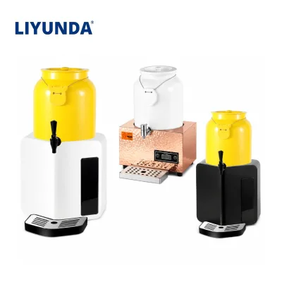 Electric Cylindrical Ceramic Stainless Steel Milk & Coffee Boiler Hotel-Grade Insulated Soy Milk & Buffet Juice Beverage Machine