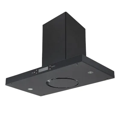 Household T Range Hood Kitchen Smoke Exhaust Strong Suction Auto Cleaning Side Suction Hood