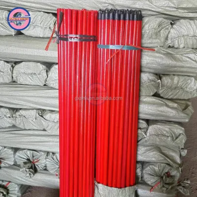 1 Dollar Products High Quality Long Handle Broom and Dustpan Floor Pvc Wooden Handle Wooden Pole with Pvc Cover