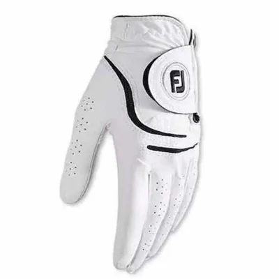 Men's and Women's Generation Leather Golf Club Gloves Non-Slip Breathable for Outdoor Riding Black White Colors for Sports