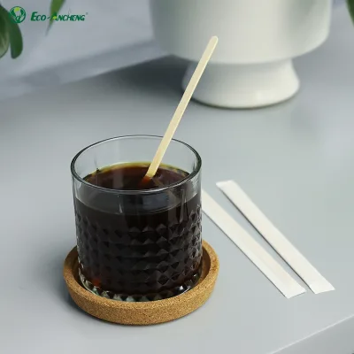 Biodegradable Coffee Stirrer Carving Stick for Coffee Foam Carving in Coffee Shops