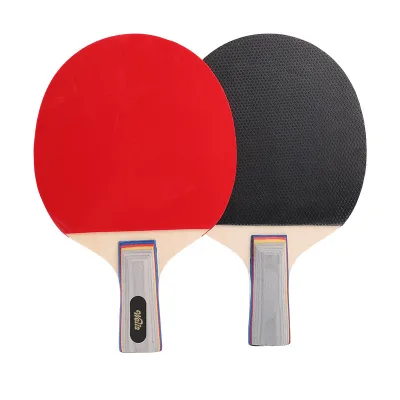 4 Star Table Tennis Racket Set Beginner Students Train Horizontal and Straight High Elastic Table Tennis Rackets Professional