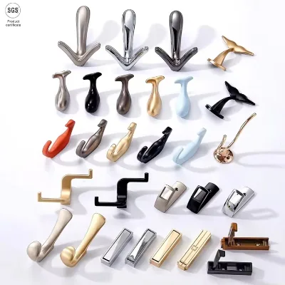 Zinc Alloy Wall Mount Coat Hook Matte Black Single Clothes Hook for Wardrobe Bathroom Kitchen, Heavy Duty 10kg Load