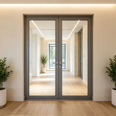 Narrow Frame Swing Door, Free Up More Indoor Space