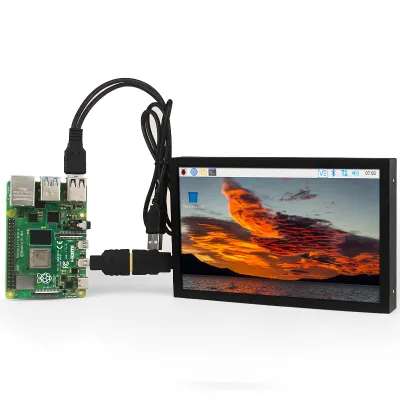 7-inch Display Screen 1024 * 600 VGA AV Multi Interface LCD Screen Tree Pai Computer Monitor Expansion Screen