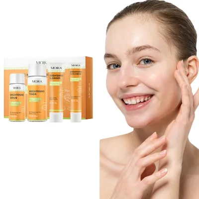 Best Natural Organic Vegan Herb Facial Skincare Product Private Label Whitening Turmeric Face Skin Care Set