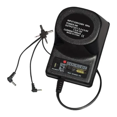 Adjustable Universal Power Supply Adapter AC to DC 1.5-12V 500mA Adjust Power Supply Adapter