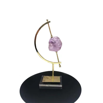 Wholesale Customized High Grade Natural Crystal Globe Award Activity Team Cooperation Win Win Home Decoration Crystal Trophy