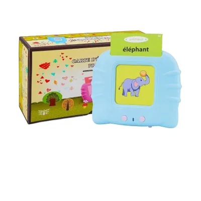 French Flash Cards for Toddlers Aged 1-6 Years 112 & 224 Sheets ABS Material Box Packaging Educational Toy