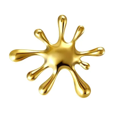 Stainless Steel Men's and Women's Magnet Brooches
