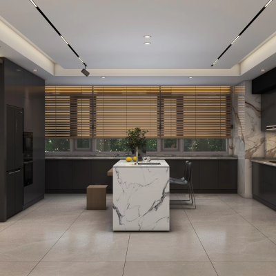 Modern style Black Modern U shaped kitchen cabinets home decor accessories kitchen cabinets minimalist pantry kitchen cabinet