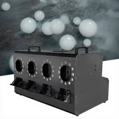 1500W Professional Stage Bubble Fog Machine with Adjustable Fog and Bubble Output