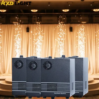 4pcs Flycase Optional Fireworks Spark Machine 600w Cold Firework Stage Equipment Sparkler Fountain Wedding Stage Party in Carton