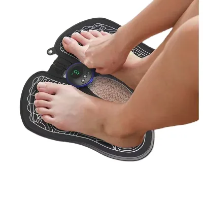 New Pain Relief Muscle Fatigue Relax 8 Modes Multi Function Ems Tens Stimulation Electric Foot Massager
