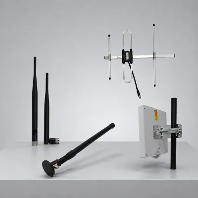 Premium High Gain Customizable Frequency & Polarization RPSMA Antenna for Wireless RF Module Communication Device