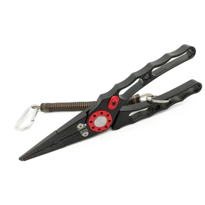 Fishing Pliers Outdoor Camping Fishing Pliers Spring Loaded Cutters Tackle Saltwater