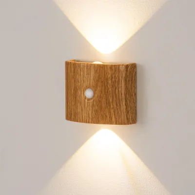 Cross-border New Arrival Wireless Magnetic-suction Human-body Induction European American Style LED Wall Lamp Rechargeable