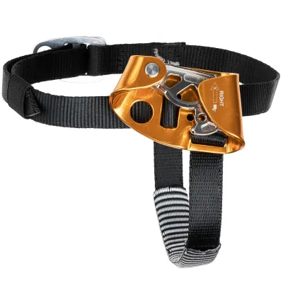 Camnal Foot Ascender Climbing and Caving Rope Grab Device with Pedal Ascender Fall Arrester Made of Durable Polyester Nylon