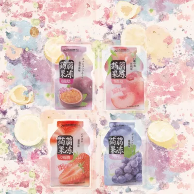 Most Popular Promotional New Type Smooth Q-Bomb Konjac Strawberry Jelly
