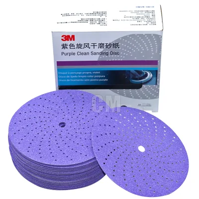 3M 737U CUBITRON Clean Sanding Disc 6 Inch Ceramic Polishing Sandpaper Disc 150mm for Polishing and Sanding Before Priming