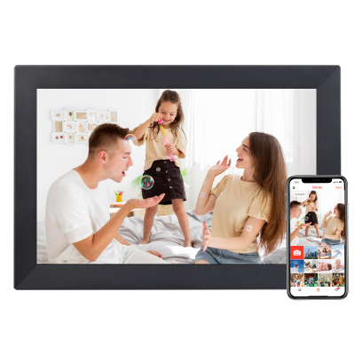 13.3 Inch Black Digital Frame | 32gb Optional, Capacitive Screen & Cloud Sharing
