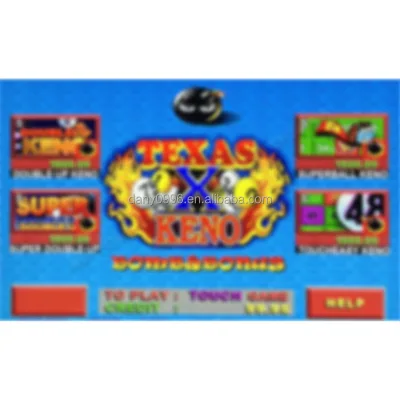 Free Shipping 4 Hearts Super Double Keno Touch Easy Keno Super Keno Game Board 4 in 1 Texas Keno