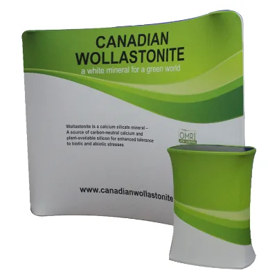 China Wholesale High Quality Tension Fabric Display Aluminium Promotion Booth