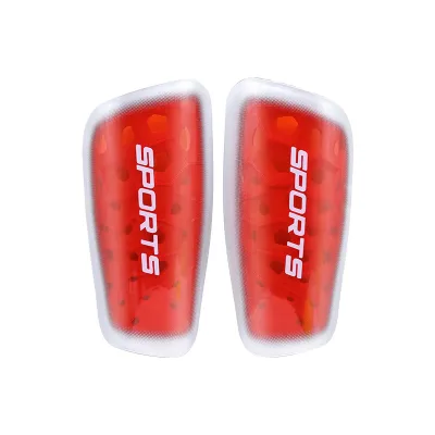 2Pcs Black & White Kids Men Football Shin Holder Soccer Shin Pad Cover Leg Protector Guard Sportswear Accessory