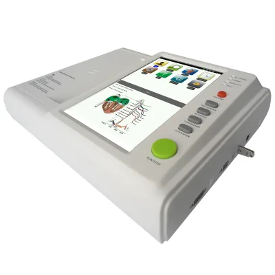 Ecg Machine 12channel Elektrokardiograph 12-lead Signal Simultaneously Waveform Ekg Sync Interpretation