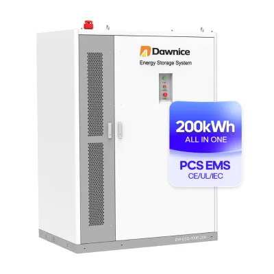 Dawnice CE Complete PCS 100 kw 100kwh 200kwh 250kwh 300kwh Commercial Power Storage Equipment Outdoor Solar Energy System