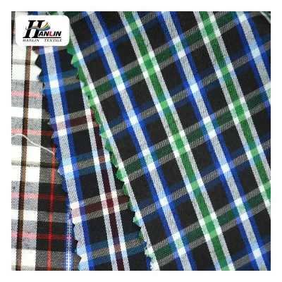 Factory Check Flannel Yarn Dyed Fabric for Shirt Garment Fabric