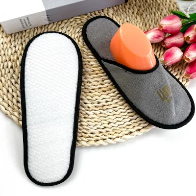 Disposable Summer Anti-Slip Terry Cloth Hotel Slippers for Men and Women Bathroom Use