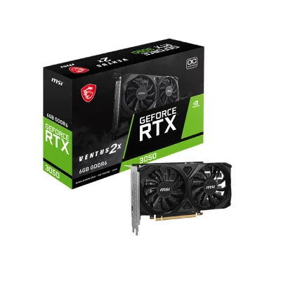 For Creator GeForce RTX 3050 VENTUS 2X 6G OC New PCI Express GDDR6 Fan Desktop Gaming Graphics Card DP/