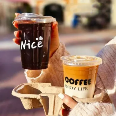 Wholesale Waterproof Self Adhesive Cute Cartoon Design Custom Sticker for Coffee Cup