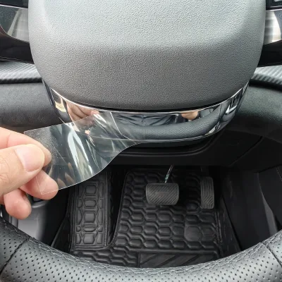 Low Tack PET Film Roll PET Protective Film PET Plastic Surface Protective Film for Decorative Boards
