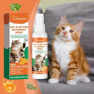 Gentle Cat Care Training Spray Home Protection against Scratching and Chewing Effective Kitten Deterrent Product