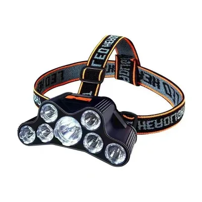 LED Strong Light Headlight USB Charging Long Range Floodlight Night Fishing Light Outdoor Portable Head Mounted Flashlight