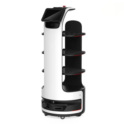 Hotel Restaurant Fully Automatic Food Delivery Robot Waiter Cafe Unmanned Intelligent Food Delivery Machine