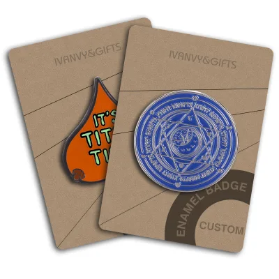 Factory Wholesale 3dpins for Caps Magnetic Laser Badge Gold Pin Badge