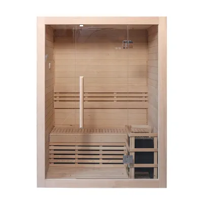 Fast Assembled Prefab Mini Sauna Traditional, with Electric Sauna Stove, Sandwich Panel Walls, Suitable for Home Gyms